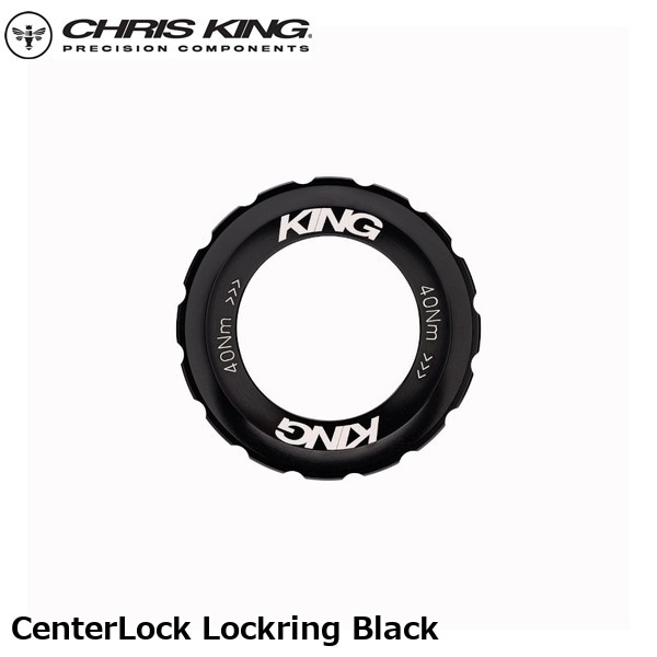 CHRISKING クリスキング CenterLock Lockring Black