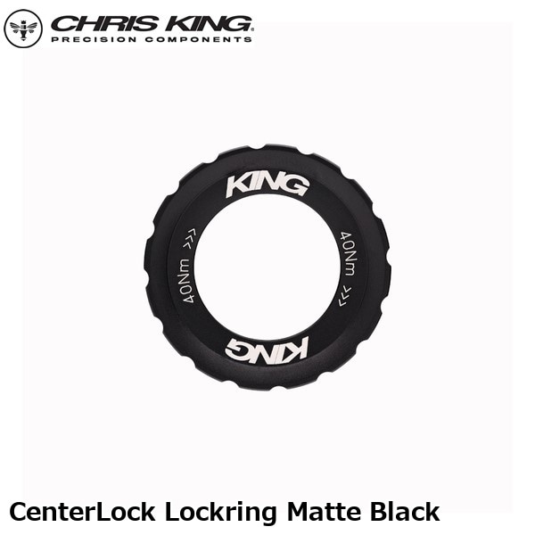 CHRISKING クリスキング CenterLock Lockring Matte Black