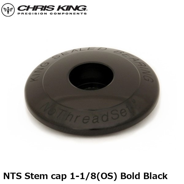 CHRISKING クリスキング NTS Stem cap 1-1/8(OS) Bold Black