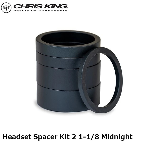 CHRISKING クリスキング Headset Spacer Kit 2 1-1/8 Midnight