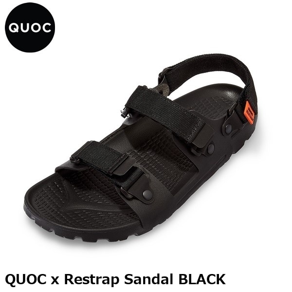 QUOC クオック QUOC x Restrap Sandal BLACK