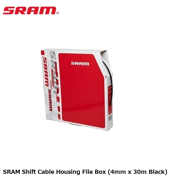 SRAM スラム SRAM Shift Cable Housing File Box (4mm x 30m Black)
