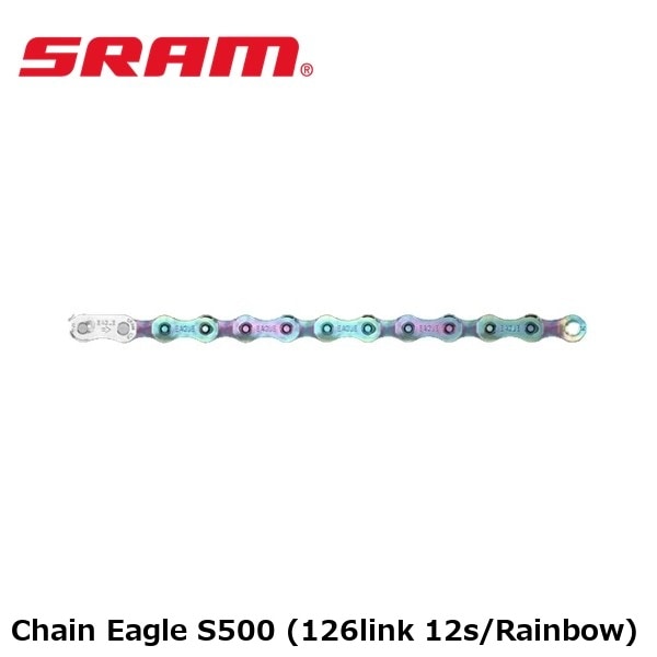 SRAM スラム Chain Eagle S500 (126link 12s/Rainbow)