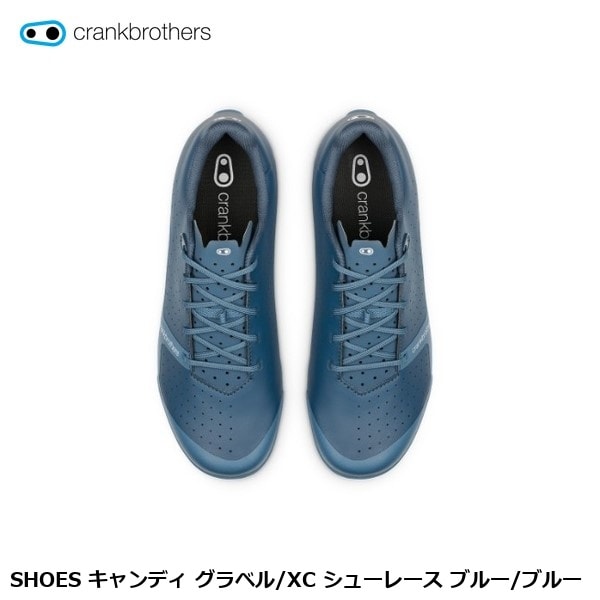 CrankBrothers クランクブラザーズ SHOES キャンディ グラベル/XC シューレース ブルー/ブルー