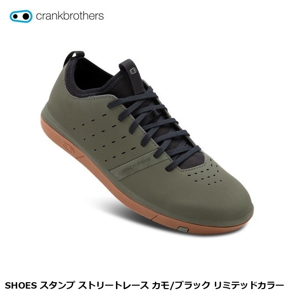 CrankBrothers クランクブラザーズ SHOES スタンプ ストリートレース カモ/ブラック リミテッドカラー
