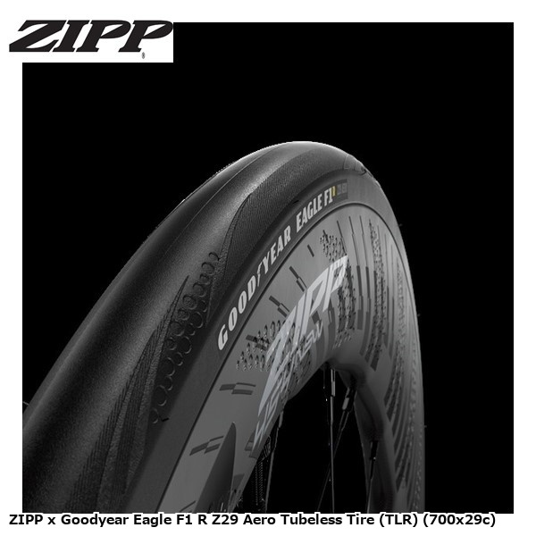 ZIPP ジップ ZIPP x Goodyear Eagle F1 R Z29 Aero Tubeless Tire (TLR) (700x29c)
