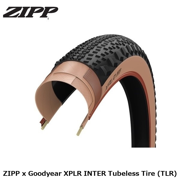 ZIPP ジップ ZIPP x Goodyear XPLR INTER Tubeless Tire (TLR)