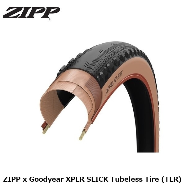ZIPP ジップ ZIPP x Goodyear XPLR SLICK Tubeless Tire (TLR)