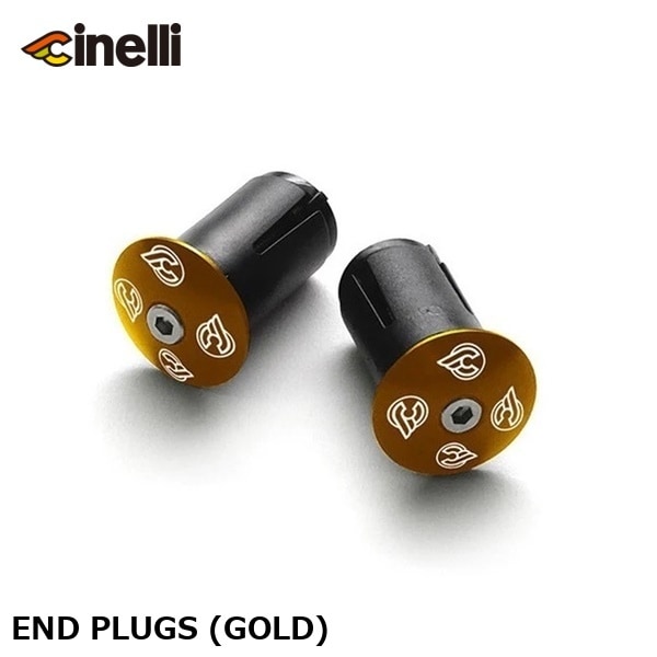 cinelli チネリ END PLUGS (GOLD)