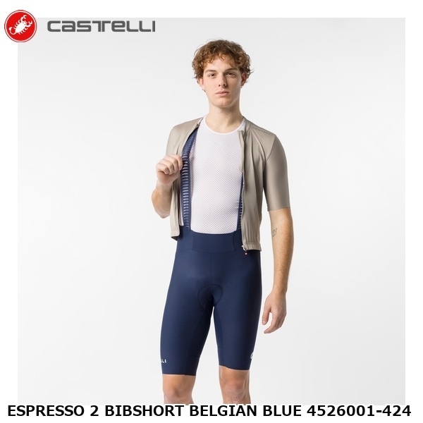 CASTELLI カステリ ESPRESSO 2 BIBSHORT BELGIAN BLUE 4526001-424
