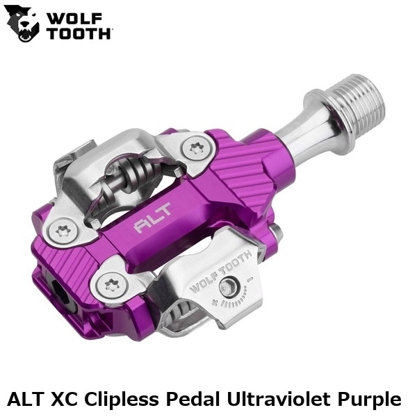 WOLF TOOTH ウルフトゥース ALT XC Clipless Pedal Ultraviolet Purple