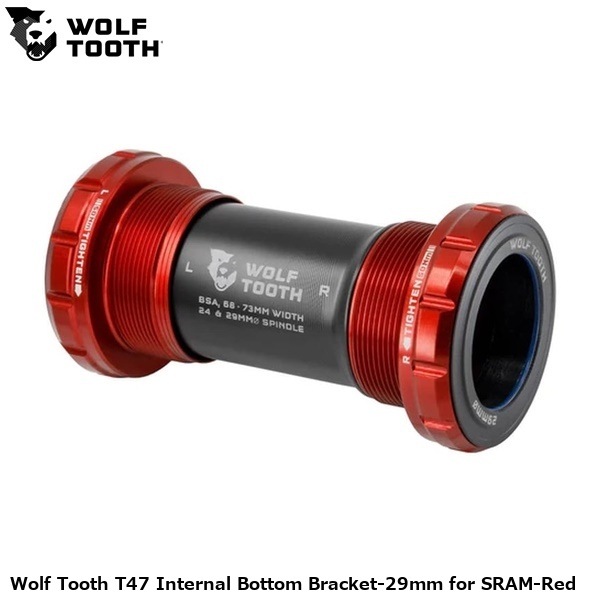 WOLF TOOTH ウルフトゥース Wolf Tooth T47 Internal Bottom Bracket-29mm for SRAM-Red