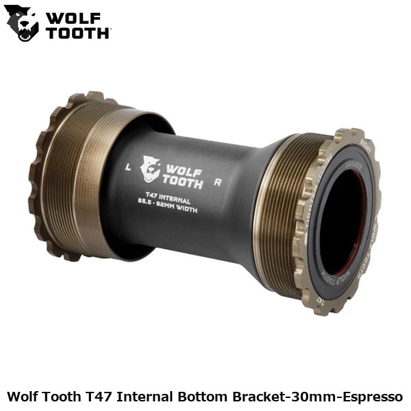 WOLF TOOTH ウルフトゥース Wolf Tooth T47 Internal Bottom Bracket-30mm-Espresso
