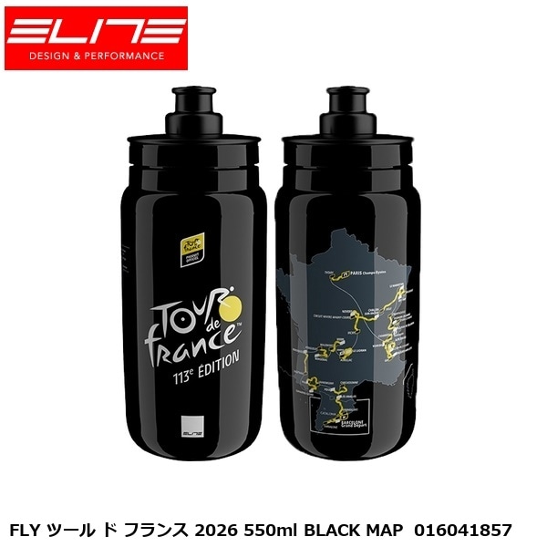 ELITE エリート FLY ツール ド フランス 2026 550ml BLACK MAP  016041857