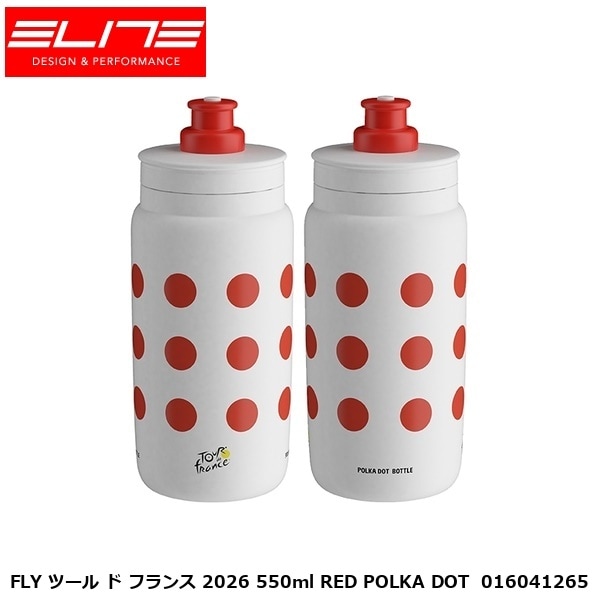 ELITE エリート FLY ツール ド フランス 2026 550ml RED POLKA DOT  016041265