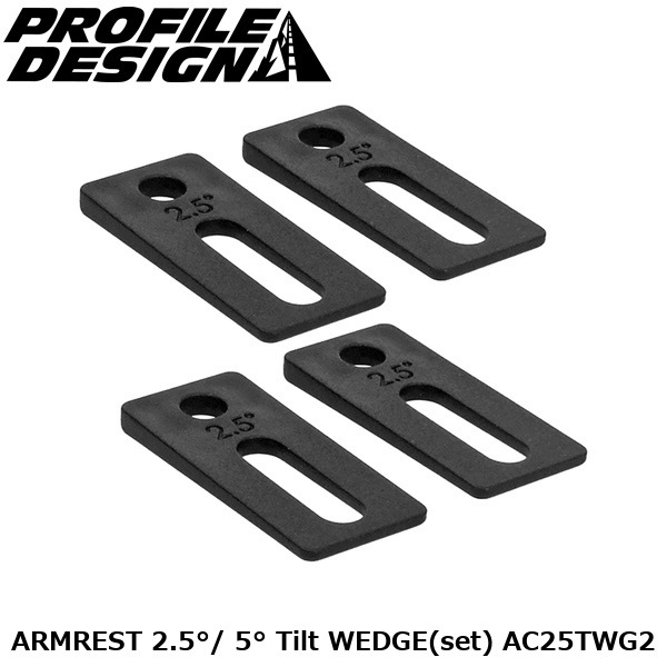 PROFILEDESIGN プロファイルデザイン ARMREST 2.5°/ 5° Tilt WEDGE(set) AC25TWG2
