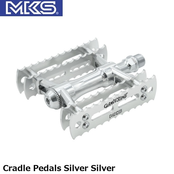 MKS ミカシマ 三ヶ島製作所 Cradle Pedals Silver Silver