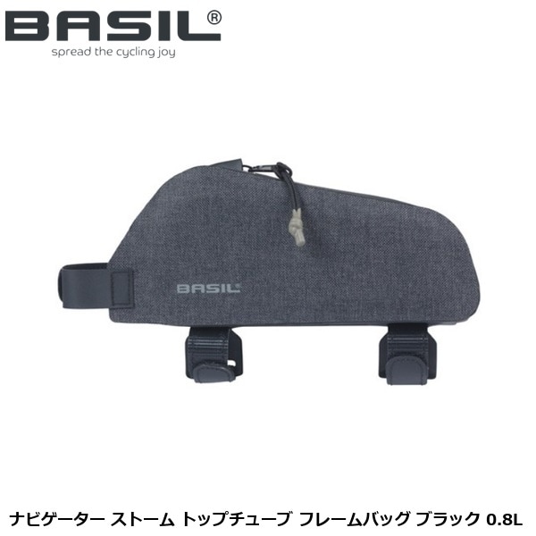 BASIL バジル ナビゲーター ストーム トップチューブ フレームバッグ ブラック 0.8L