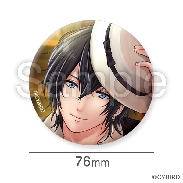 イケメン夜曲 76mm缶バッジ リュカ＝シンクレア IFCダイヤモンド会員