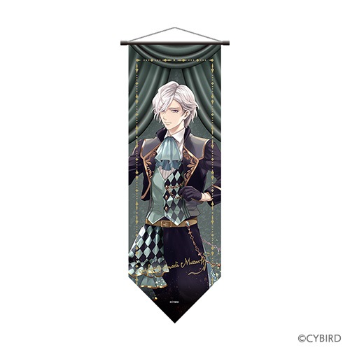 Γ イケメンヴァンパイア　モーツァルト　デジタルアート モーツァルト B2半裁箔押しタペストリー Masquerade Circus【イケメン