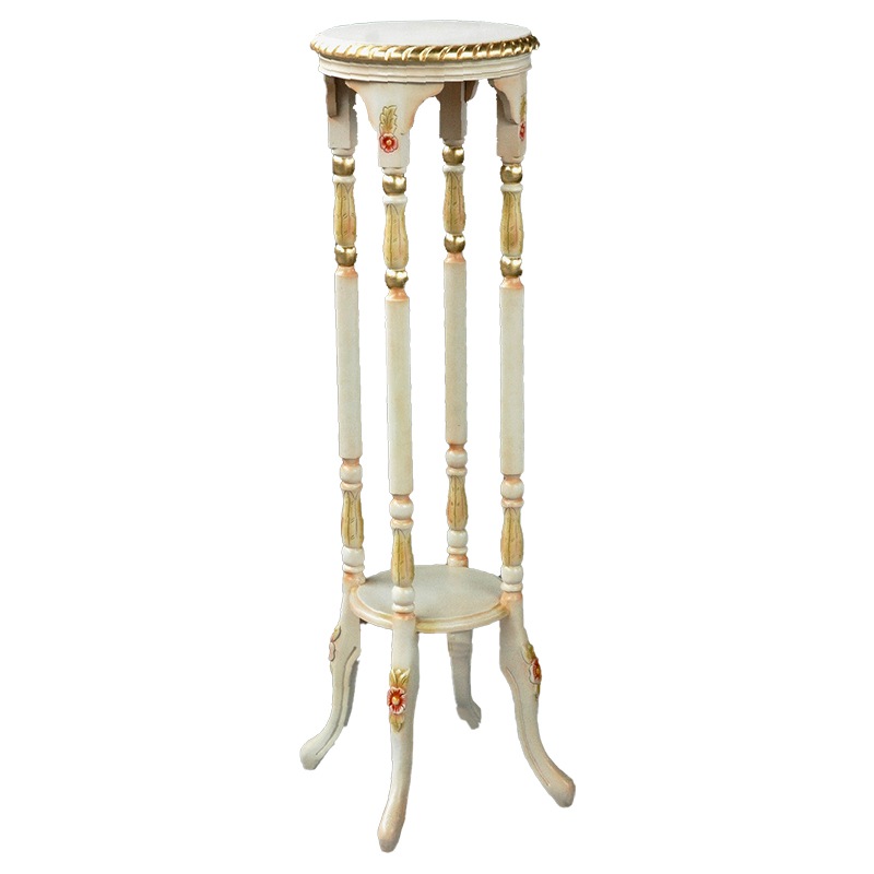 ロココ調 rococo 花台 m001 マホガニー材使用|アンティーク調家具