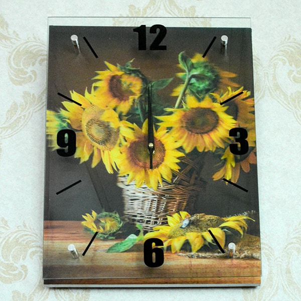 インテリア時計 himawarin 立体3D壁掛け時計：89ひまわり|アンティーク調家具、輸入家具、ロココ
