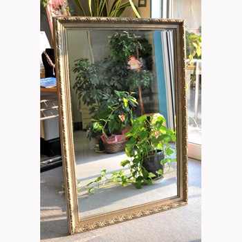 輸入インテリア：の豪華な鏡：シルバーJF100S|アンティーク調家具