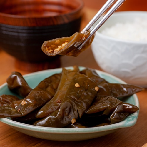 国産青唐辛子醤油漬け　150g　（冷凍商品と同梱不可）