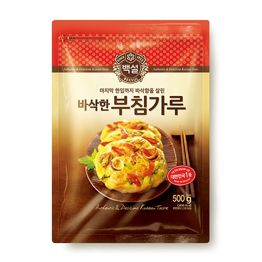 韓国本場☆チヂミ粉　500ｇ～具材を加えて焼くだけで本場の味～