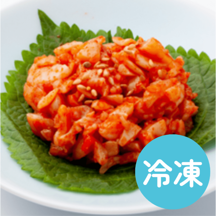 つぶ貝キムチ　150ｇ 【冷凍】（冷蔵商品との同梱不可）