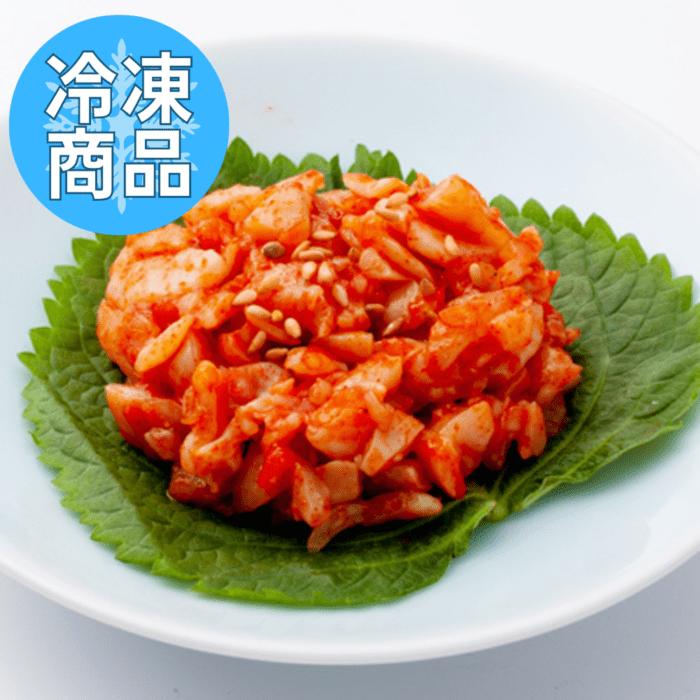 つぶ貝キムチ　150ｇ 【冷凍】（冷蔵商品との同梱不可）
