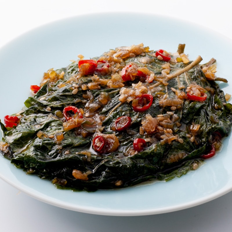 えごまの葉醤油漬(浅漬）100ｇ（冷凍商品と同梱不可）