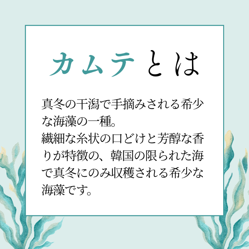 【稀少】カムテ（生・焼き）（冷凍商品と同梱不可）