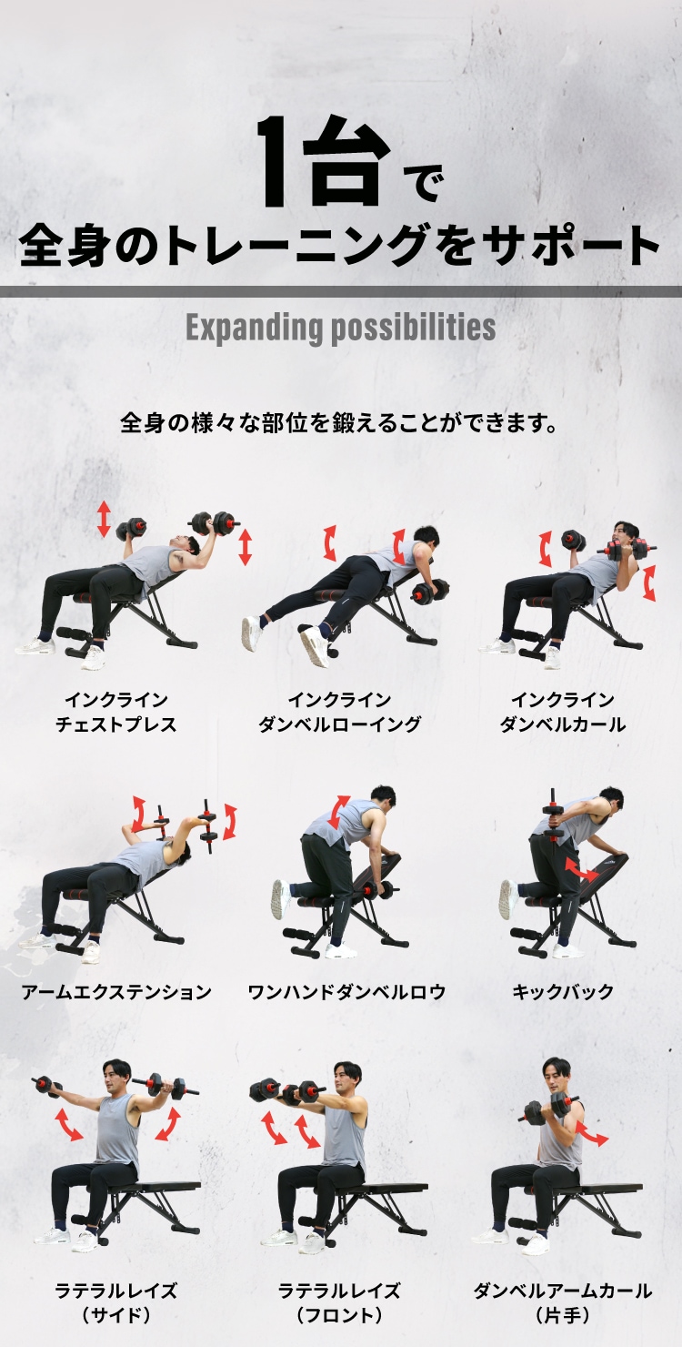 OLMECO 3WAY可変式インクラインベンチ Amazon | トレーニングベンチ 折りたたみ 3WAY可変式 インク