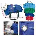 猫用診察・保定バッグ   体重目安2〜4kg M(青)|介護・補助・処置用備品|動物医療ケア用品