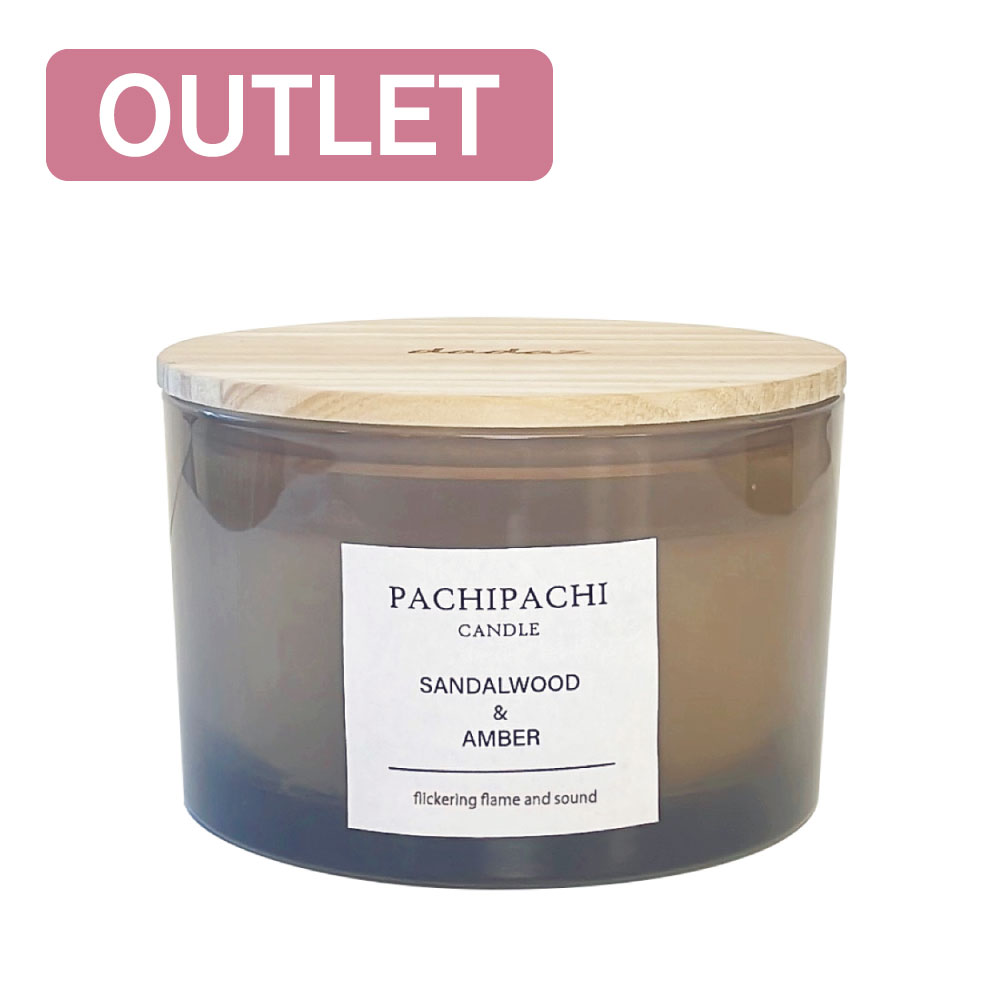 パチパチキャンドル<サンダルウッド&アンバー>