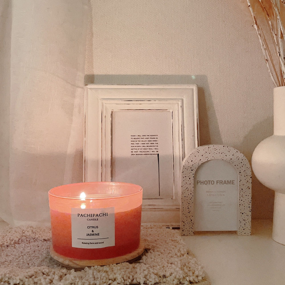 パチパチキャンドル＜シトラス＆ジャスミン＞