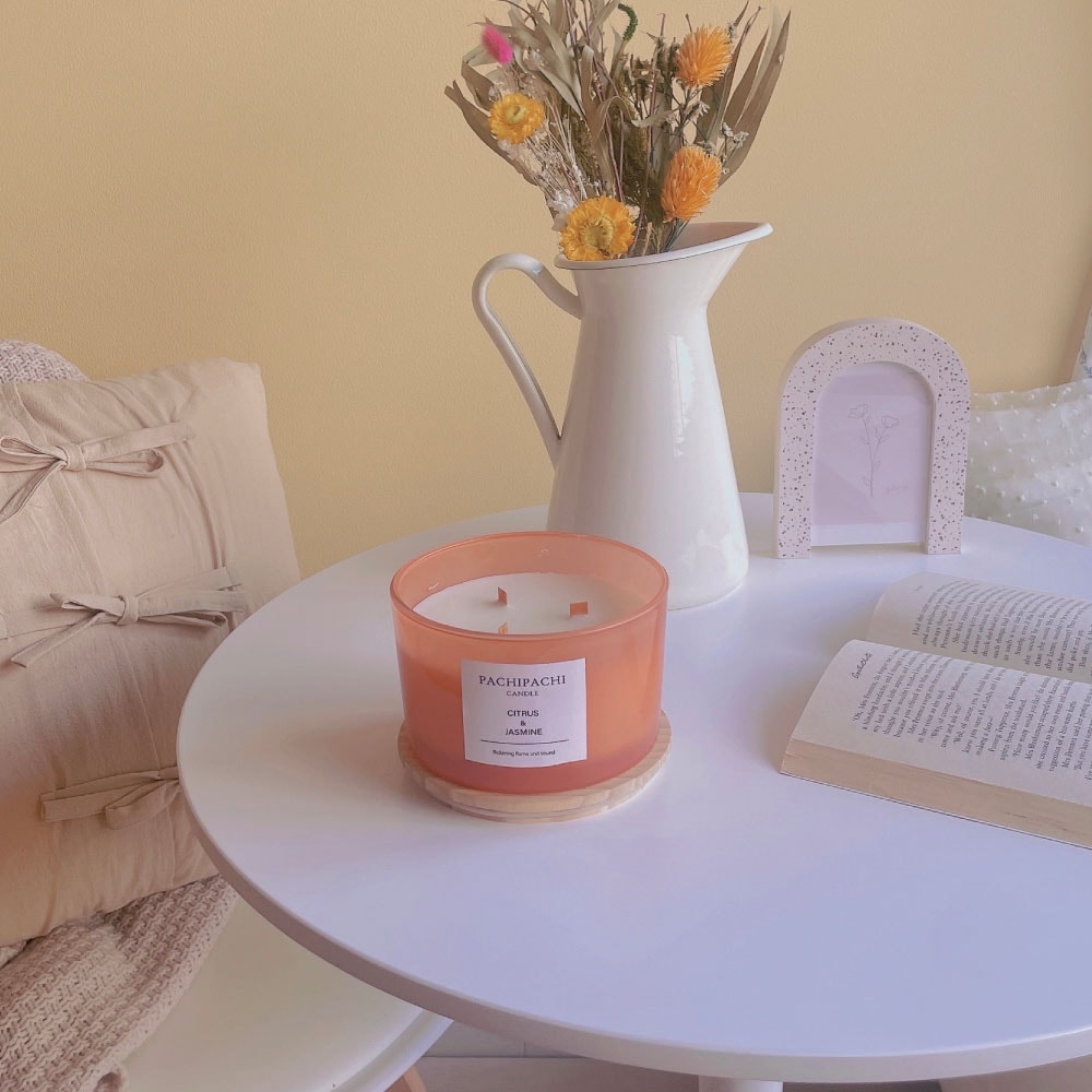 パチパチキャンドル＜シトラス＆ジャスミン＞