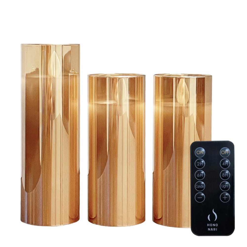 HONONARI GLASS SLIM 3piece <AMBER>