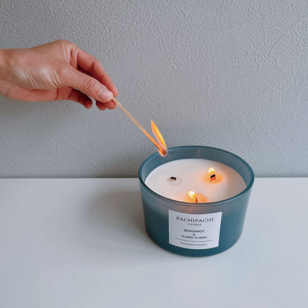 パチパチキャンドル<ベルガモット&イランイラン>