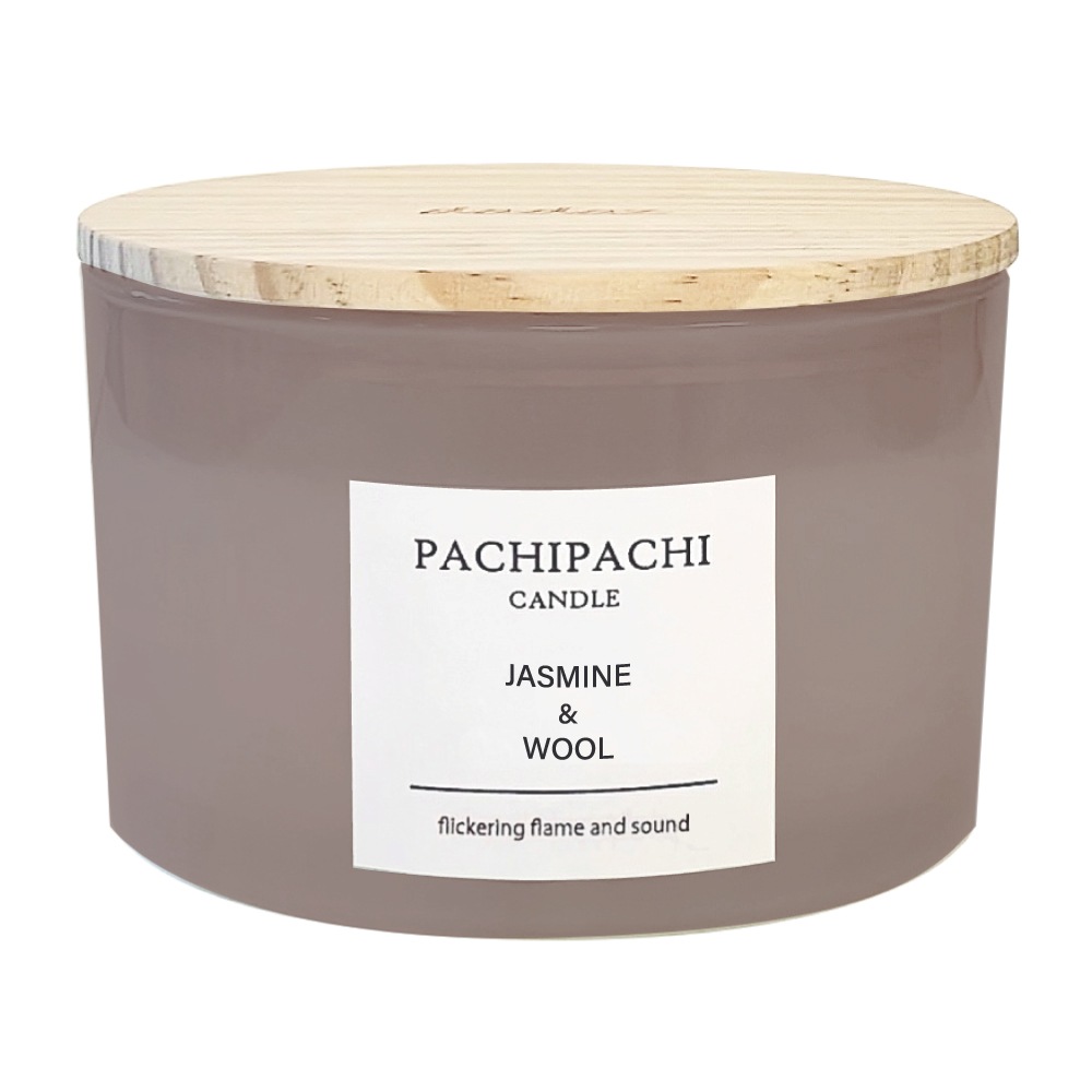 パチパチキャンドル＜ジャスミン＆ウール＞