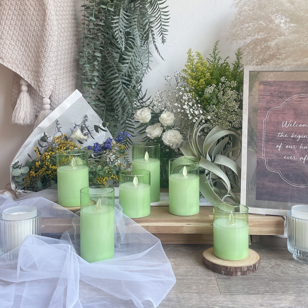 HONONARI GLASS GREEN　<GLASS SERIES>