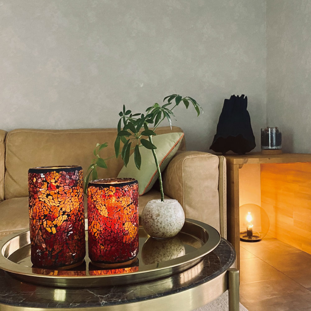 HONONARI STAINED GLASS <RED>