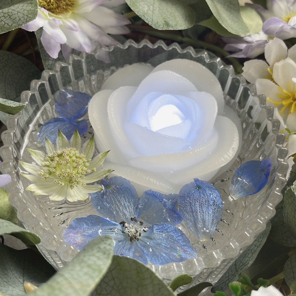 HONONARI FLOAT　<WHITE BLUE ROSE>