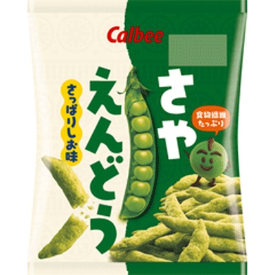 SALE】【卸価格】【カルビー】65円さやえんどう さっぱりしお味 26g