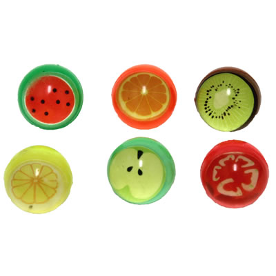 SALE】【卸価格】【徳用スーパーボール】 27mmフルーツ（100個