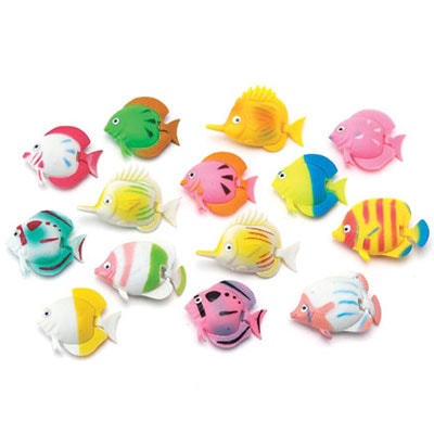 SALE】【卸価格】【徳用キャラクターすくい】プラ熱帯魚（100個入