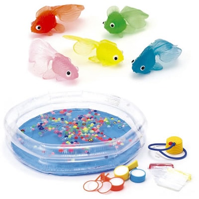 SALE】【卸価格】【楽々簡単イベントセット】やわらかミニ金魚すくい