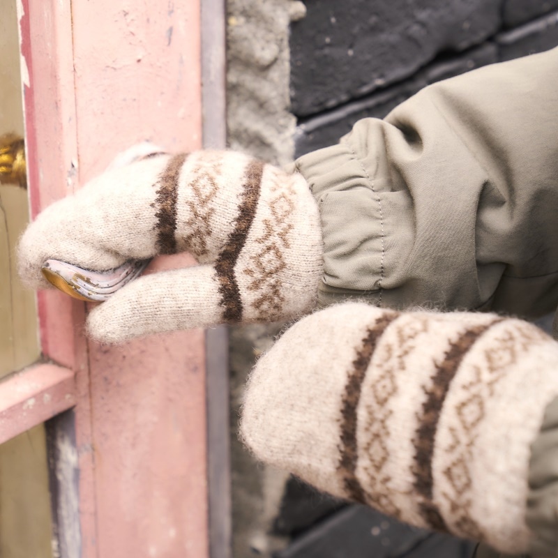 ヤク100％ ミトン手袋 | 第3世界ショップ 卸販売用オンラインショップ