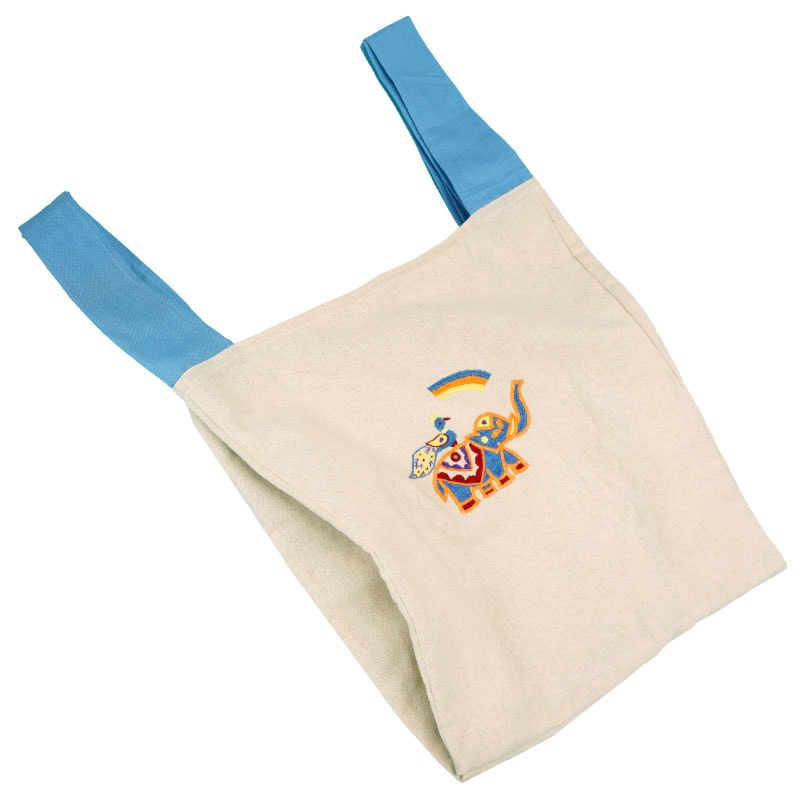 ミラー刺繍 エコバッグ 象 | 第3世界ショップ 卸販売用